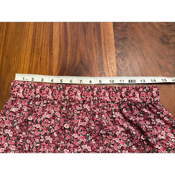 Vero Moda Women's Floral Elastic Waist Pull-on Maxi Skirt Pink Medium - Picture 5 of 7